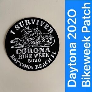 2020 Daytona Bike Week Corona  Patch‎